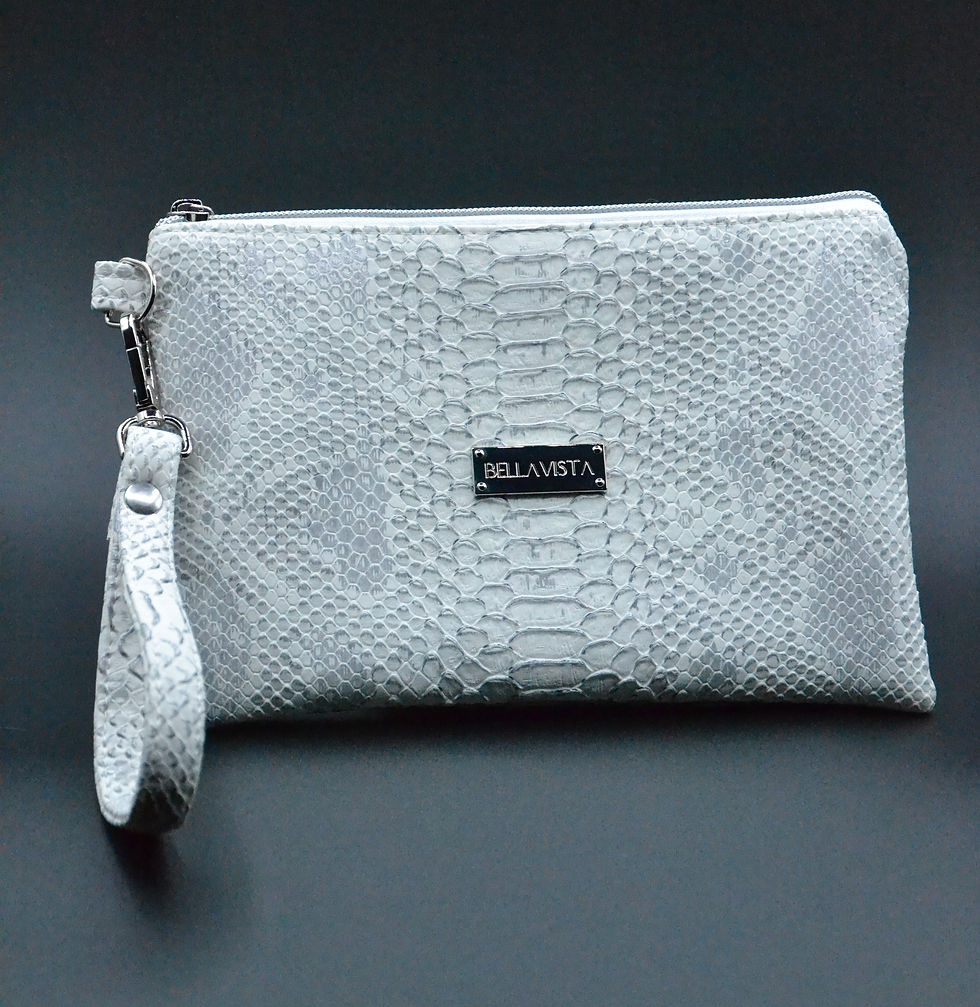 POCHETTE PITONATA BIANCA