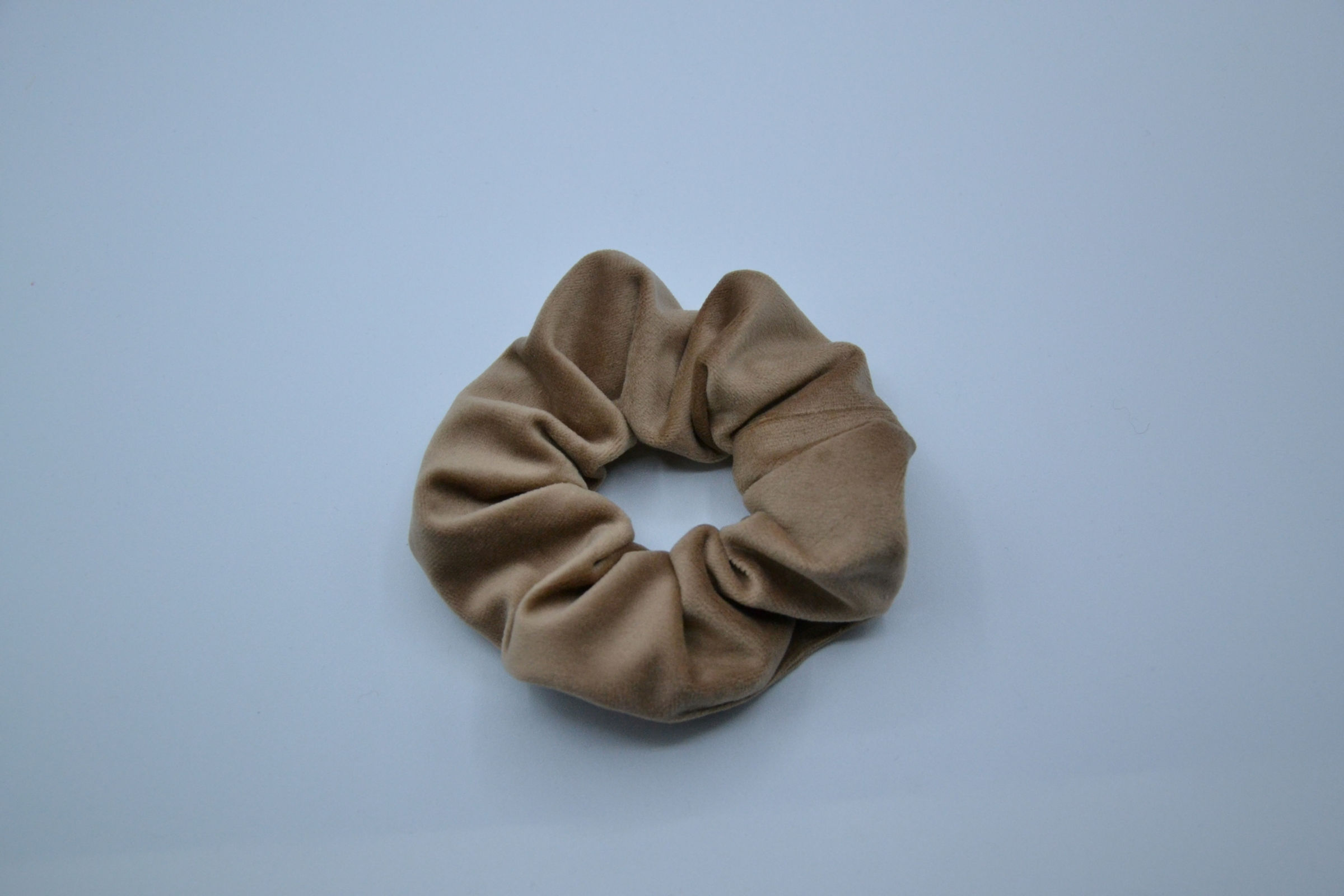 SCRUNCHIE VELLUTO MARRONE