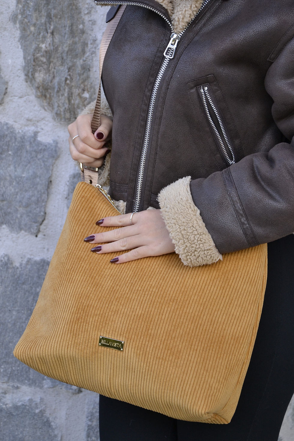 Miniatura: BORSA HOBO MARRONE GRANDE