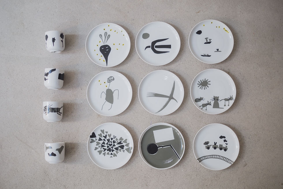 Miniatura: Workshop dekorace porcelánových šálků a talířků - sobota 12.9. 11-13