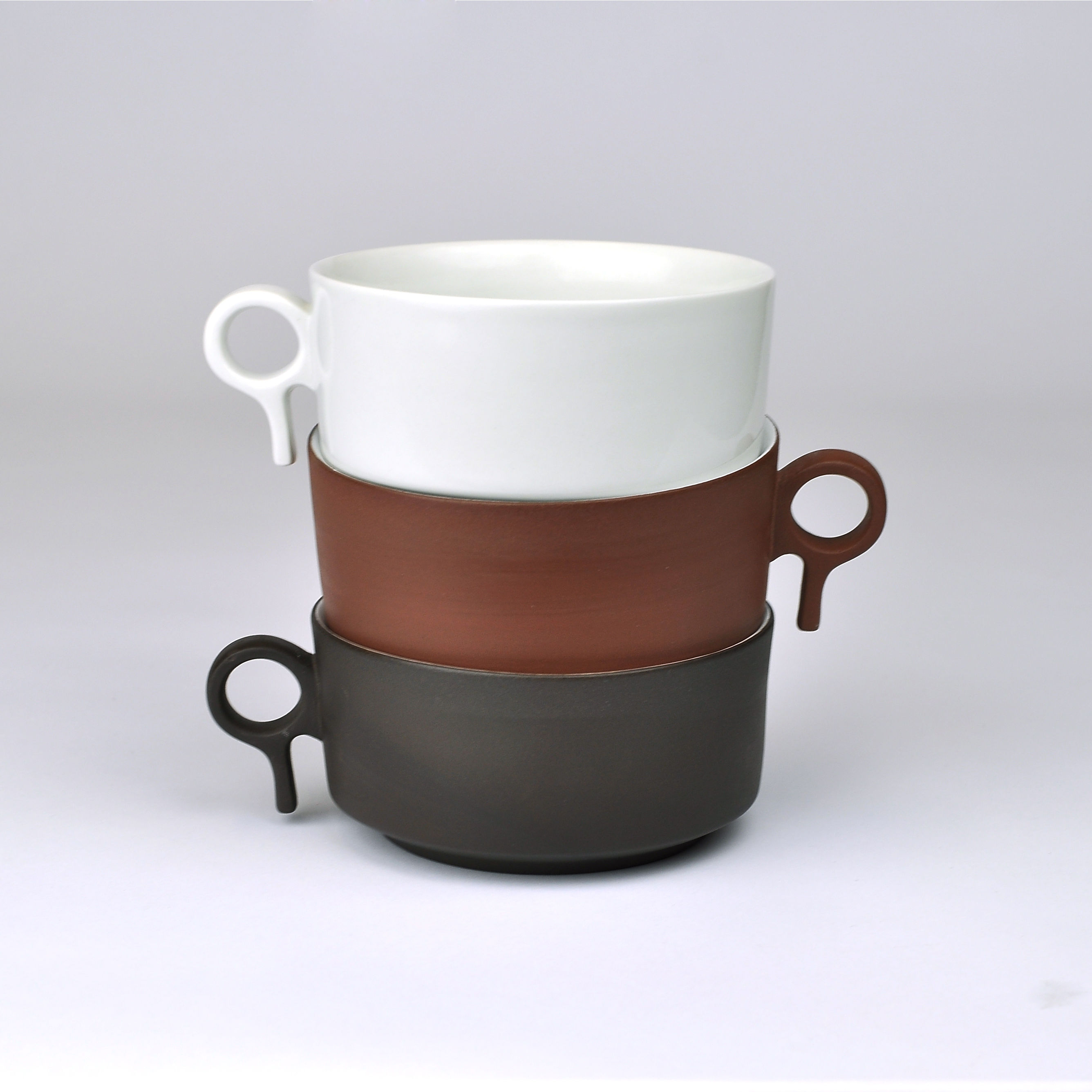 Nízký porcelánový hrnek na čaj - Martina Hudečková