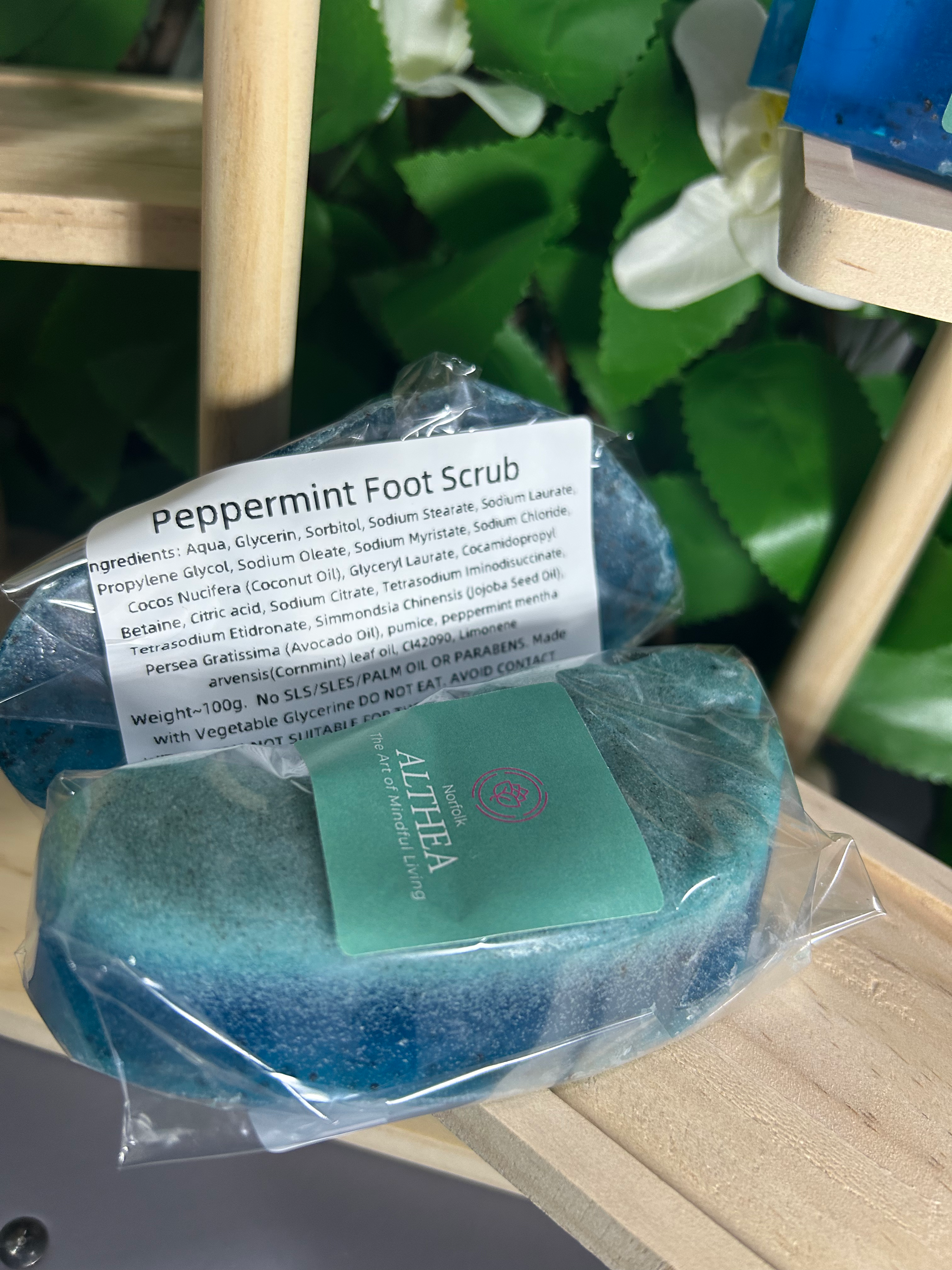 Peppermint and Pumice Foot Scrub Bar
