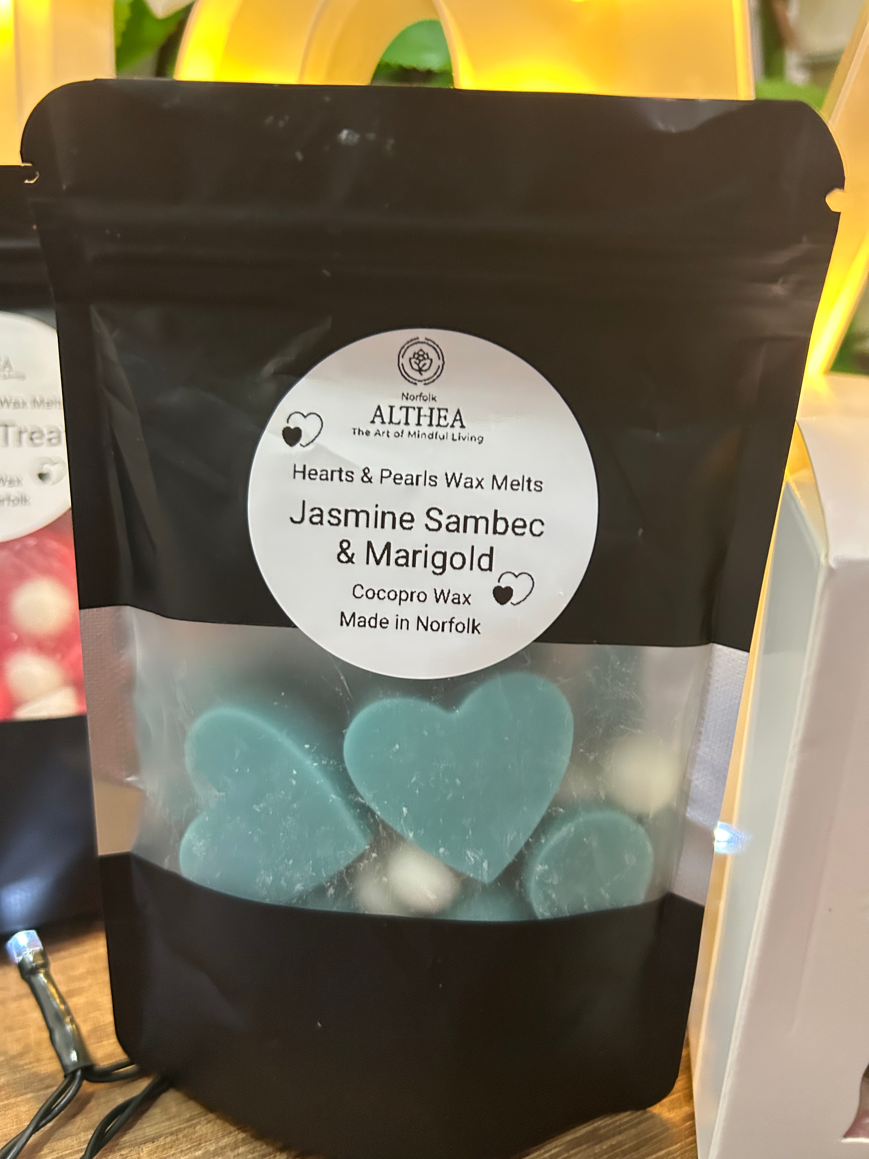 Hearts & Pearls Wax Melts-Jasmine, Sambec & Marigold