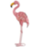 Thumbnail: BIRD OF A FEATHER SOLAR METAL FLAMINGO