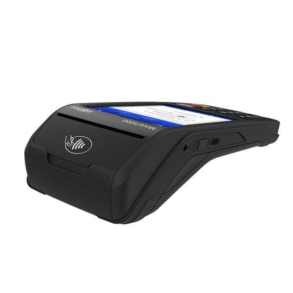 Miniature : Ingenico Move 5000 SC WIFI BEM 4G avec BASE IP montrant le sans-contact