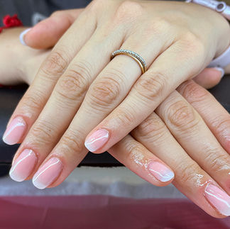 Uñas ombre discreteo