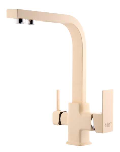 Sink faucet with filtration system