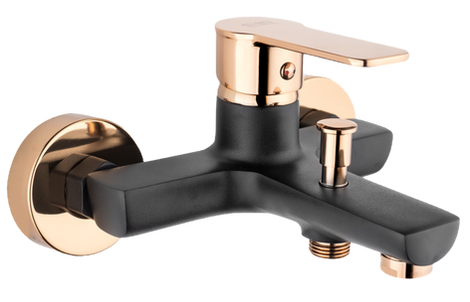 MONDO SİYAH ROSEGOLD BANYO BATARYASI