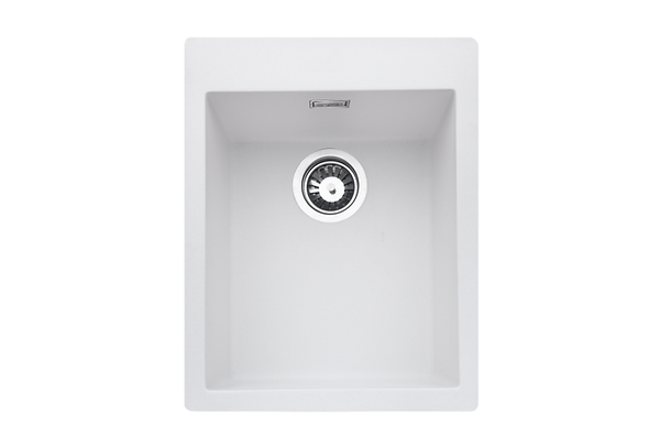 SMALL GRANITE SINK/WASHBASIN WHITE