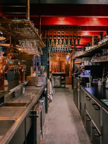 Photo de la cuisine d'un restaurant