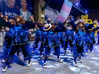 Agremiações do Rio Carnaval desfilam em comemoração ao Dia Nacional do Samba