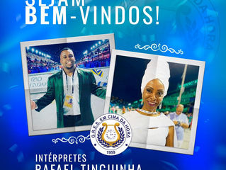 Rafael Tinguinha e Lissandra Oliveira são os novos intérpretes da Em Cima da Hora