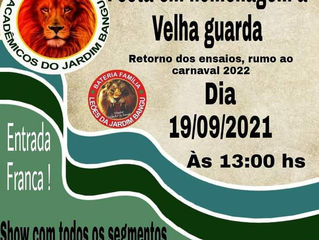 G.R.E.S Acadêmicos do Jardim Bangu retornar os ensaios rumo ao Carnaval 2022 !