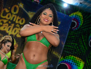 Império da Tijuca transforma passista em musa para o Carnaval 2024