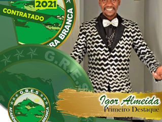 GRES ACADÊMICOS DA PEDRA BRANCA ANUNCIA SEU PRIMEIRO DESTAQUE