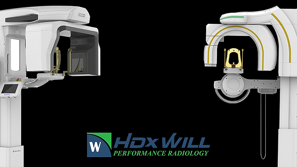 HDXWill CBCTs Eco-X (left) Dentri Max (right)