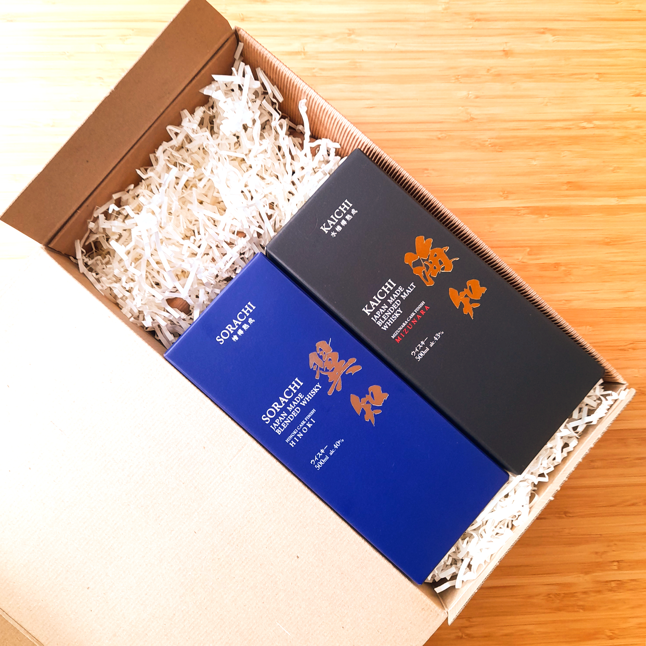 Kaichi & Sorachi Japanese Whisky Set (2 bottles)