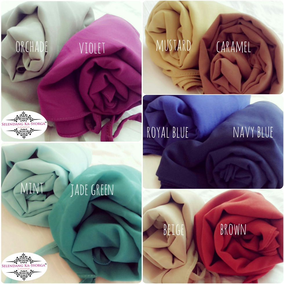 Selendang Ka_Syorga Maya Chiffon