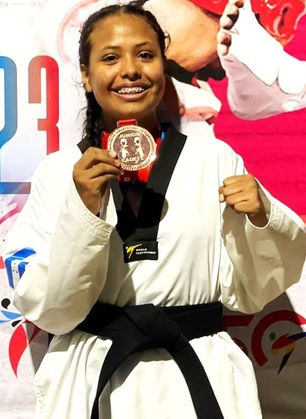 Andrea Carías: valiosa joya de la Selección Juvenil hondureña de Taekwondo 