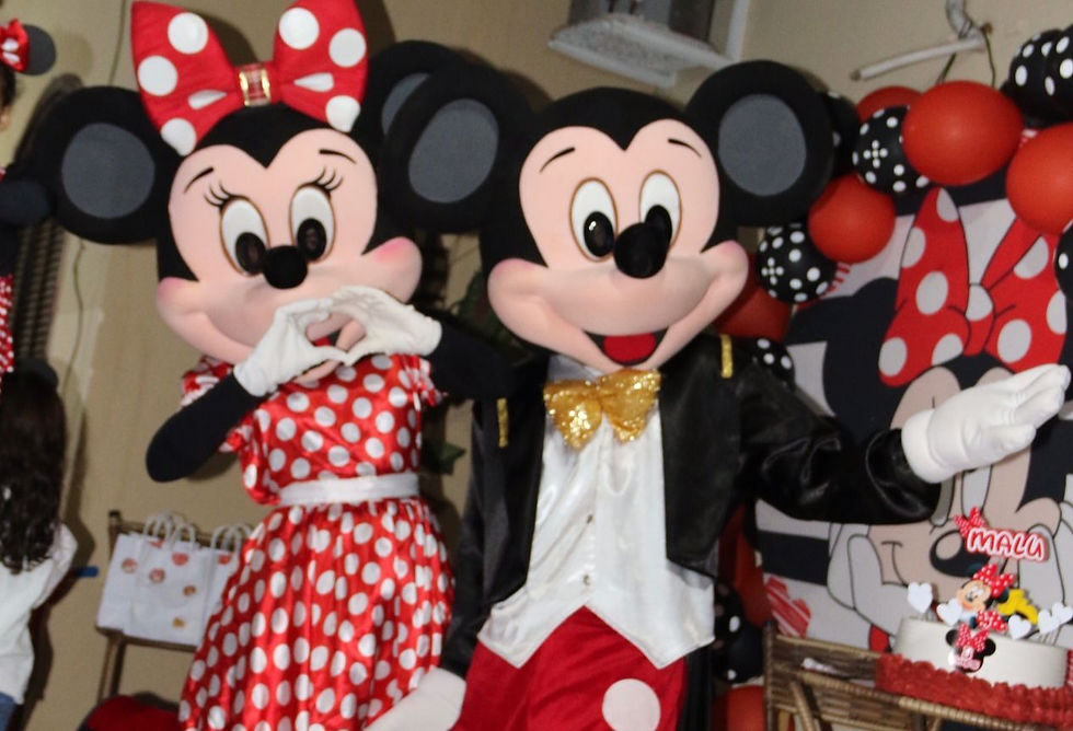 Casal Mickey e minie