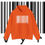 Thumbnail: Barcode White Hooded Sweatshirt