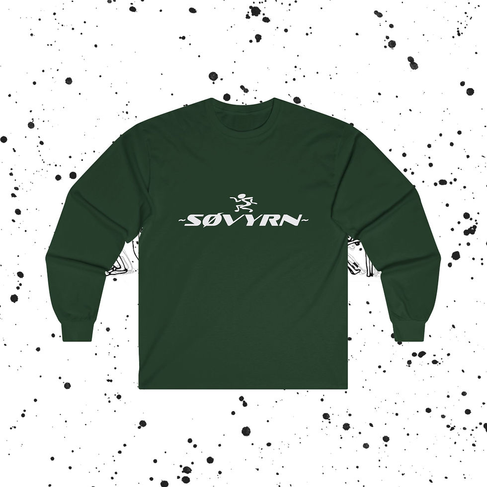 Skankin’ Long Sleeve Tee white print