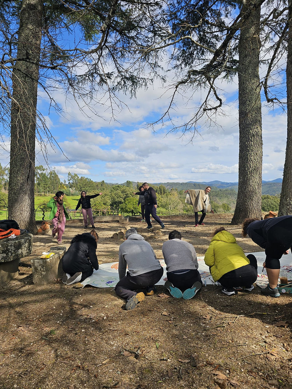 A poética do yoga, expressão artística e movimento e a dança dos quatro elementos