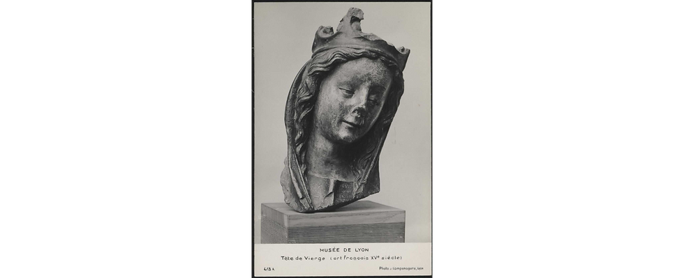 Thumbnail: Beeswax bust of the Virgin Crowned – France, early 19th century