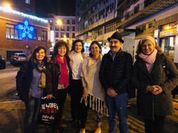 Con Jose Luis , Angels Molina y su grupo de estudio en Madrid