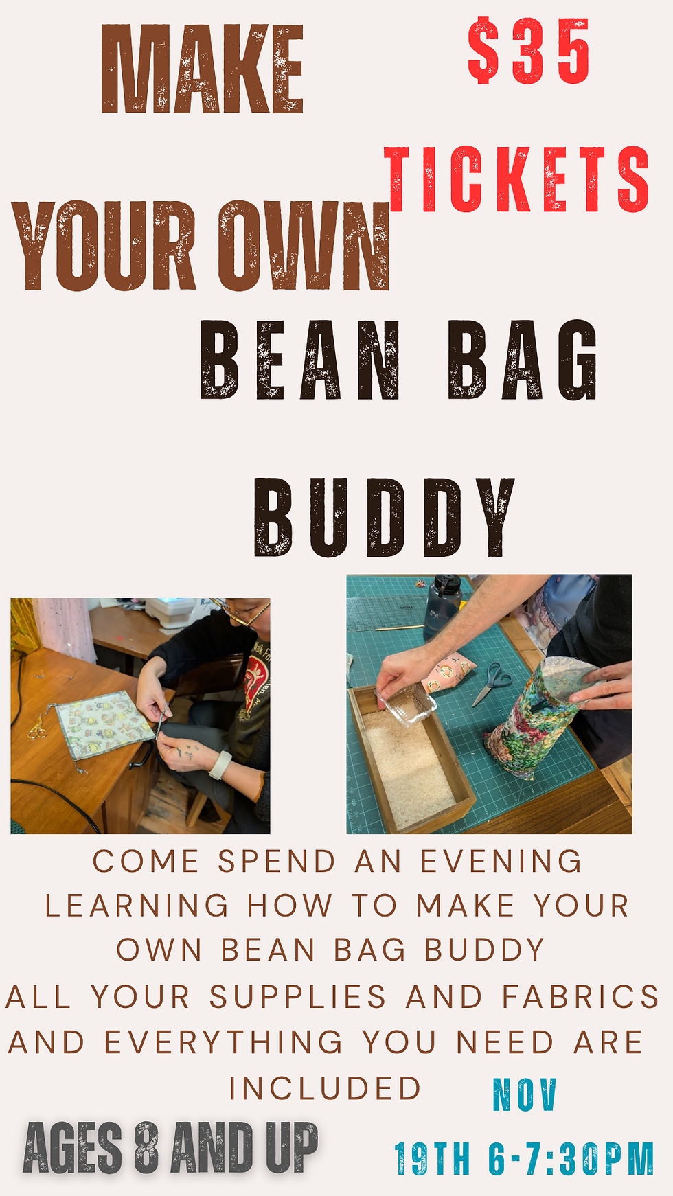 Make your bean bag buddy plus cover
