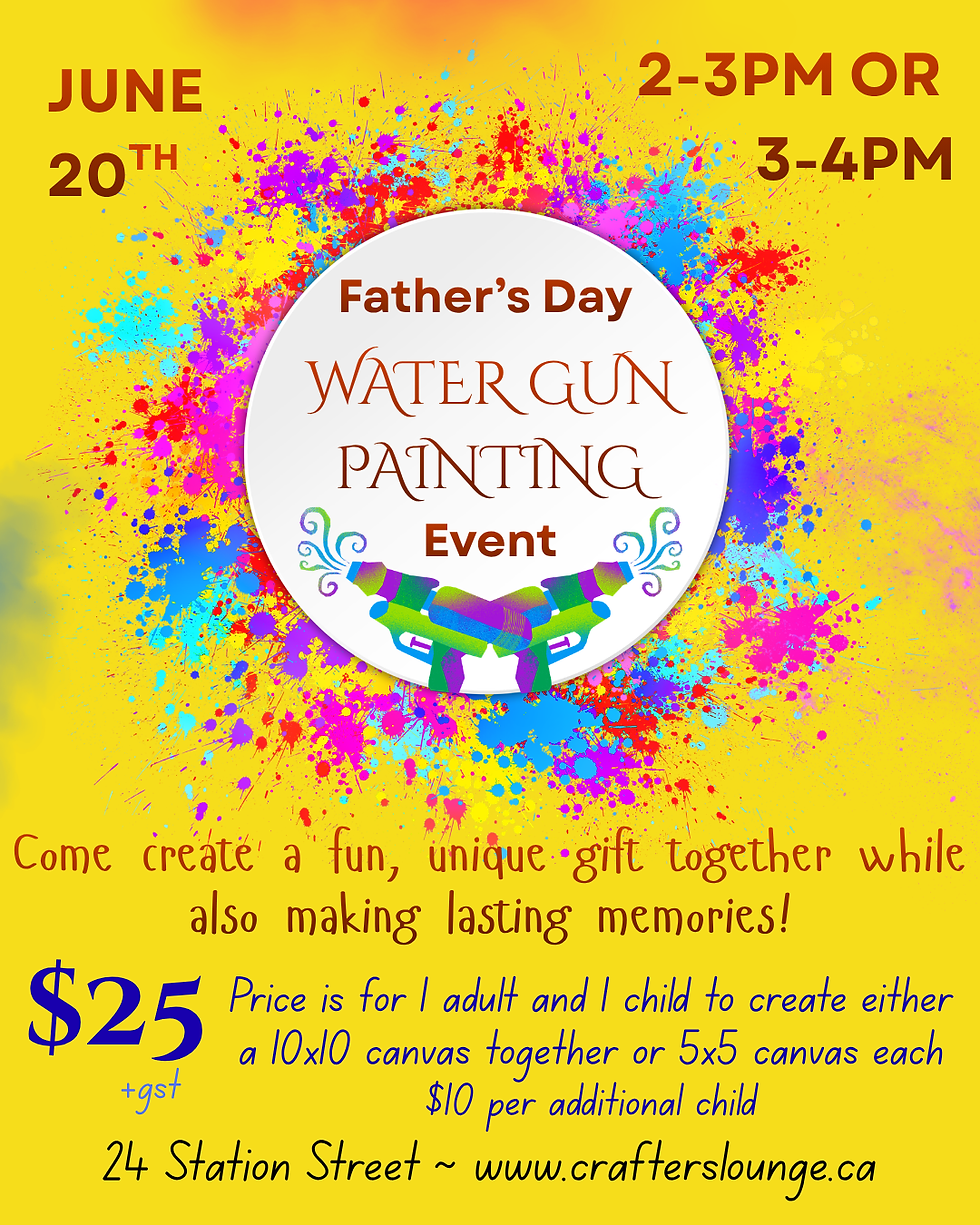 Water Gun Painting with Dad