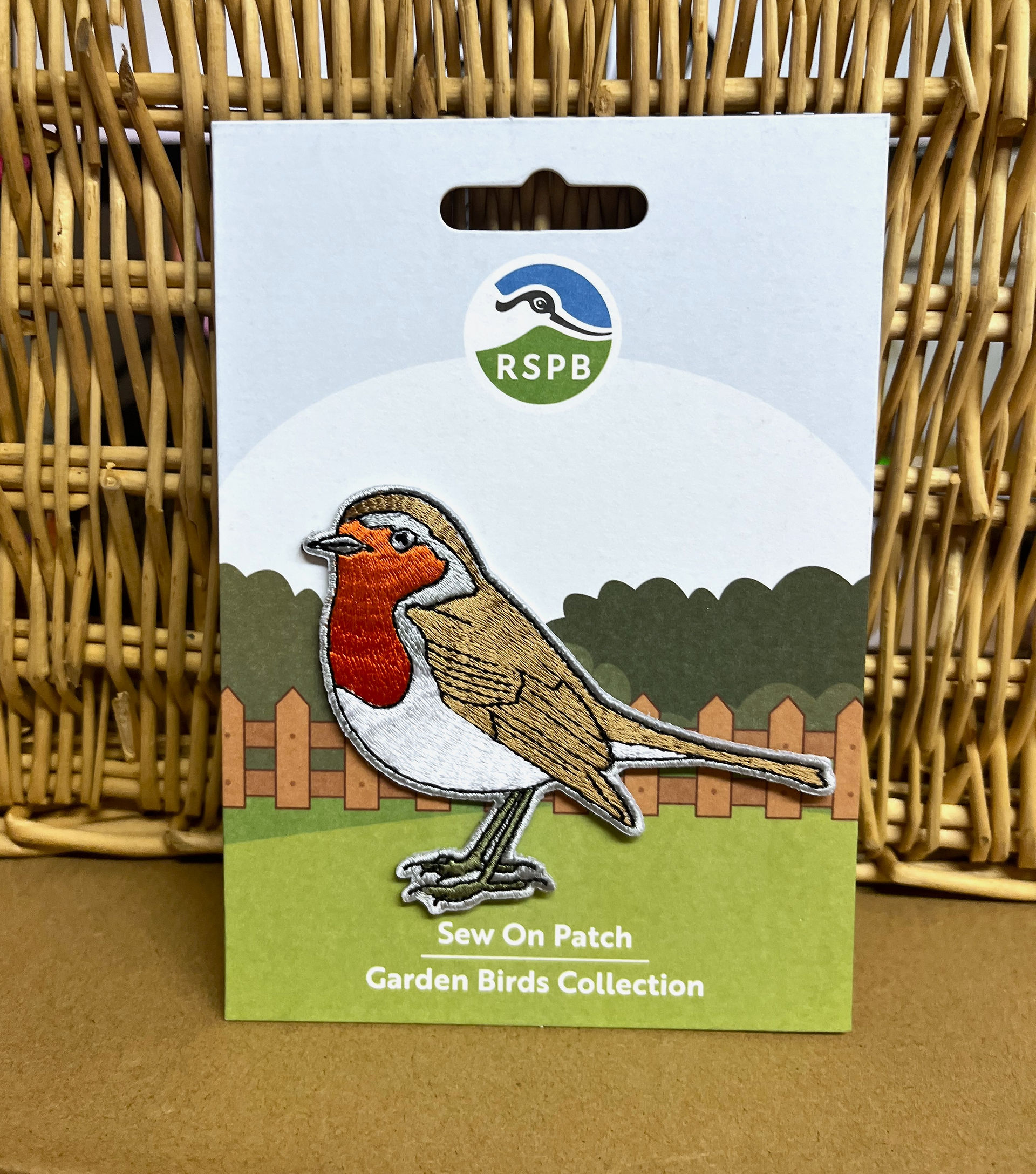 Robin sew on patch
