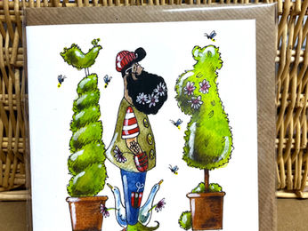 Father's Day Gardening Card
