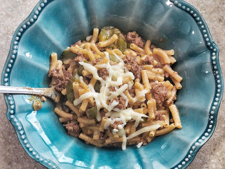 Philly Cheese-Steak Pasta Skillet