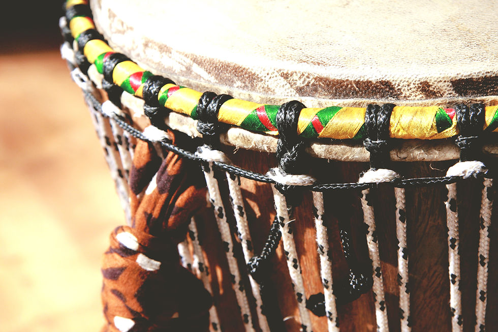 Decorative Drum Closeup