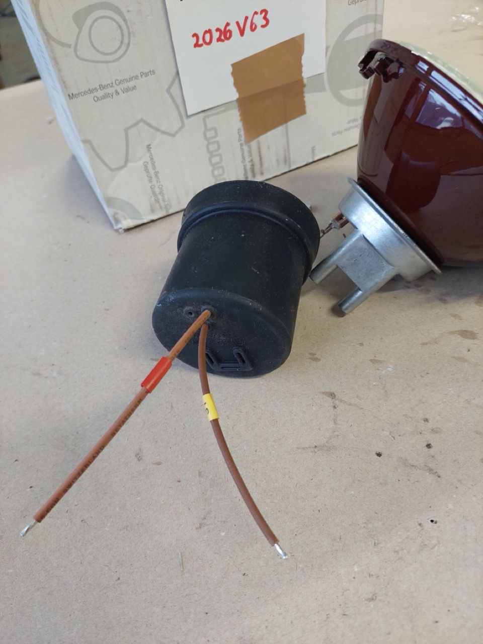 Miniaturbild: W108-112, Doppelscheinwerfer, Abblendlicht
