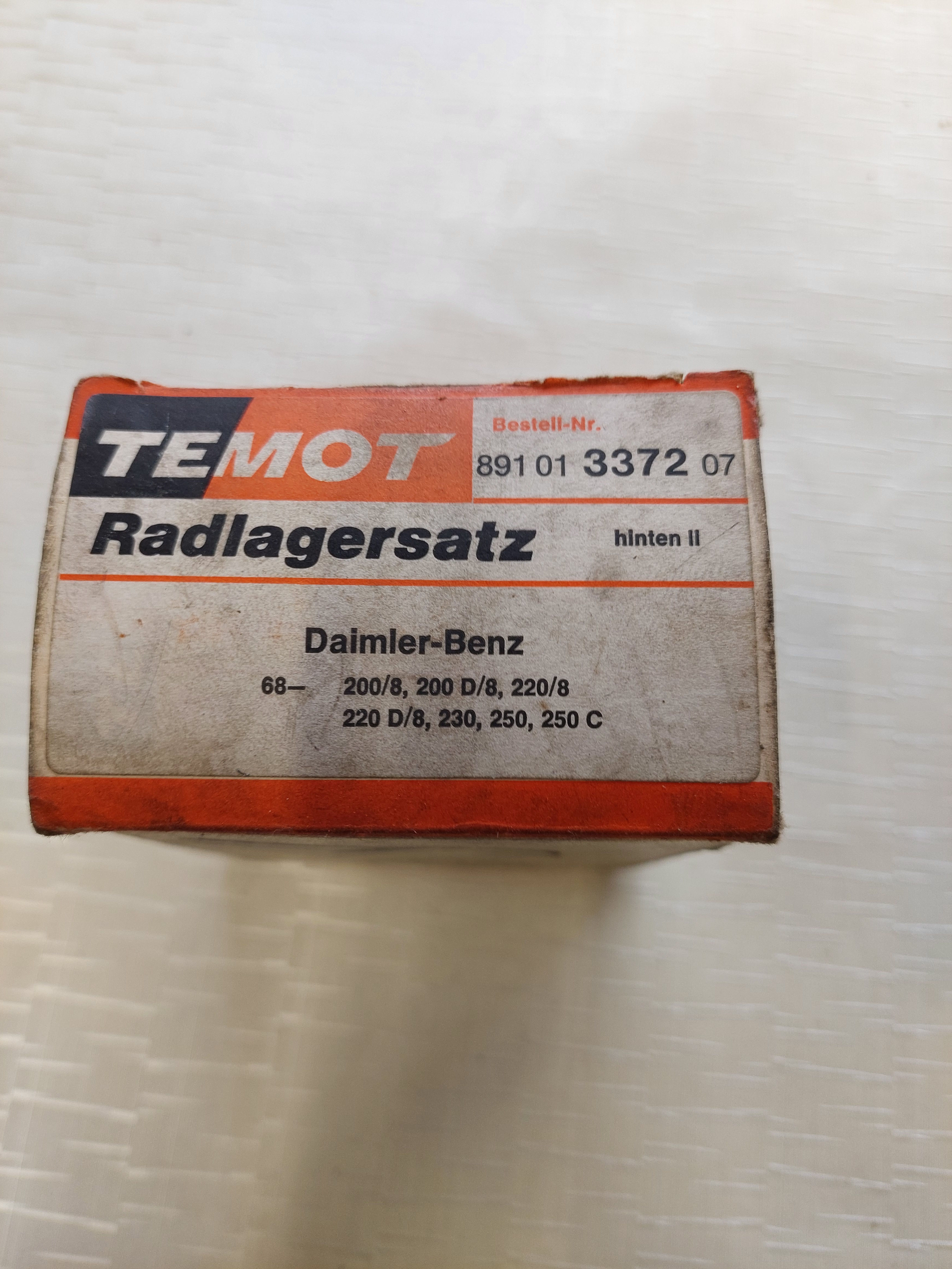 W114/115, Radlagersatz hinten II