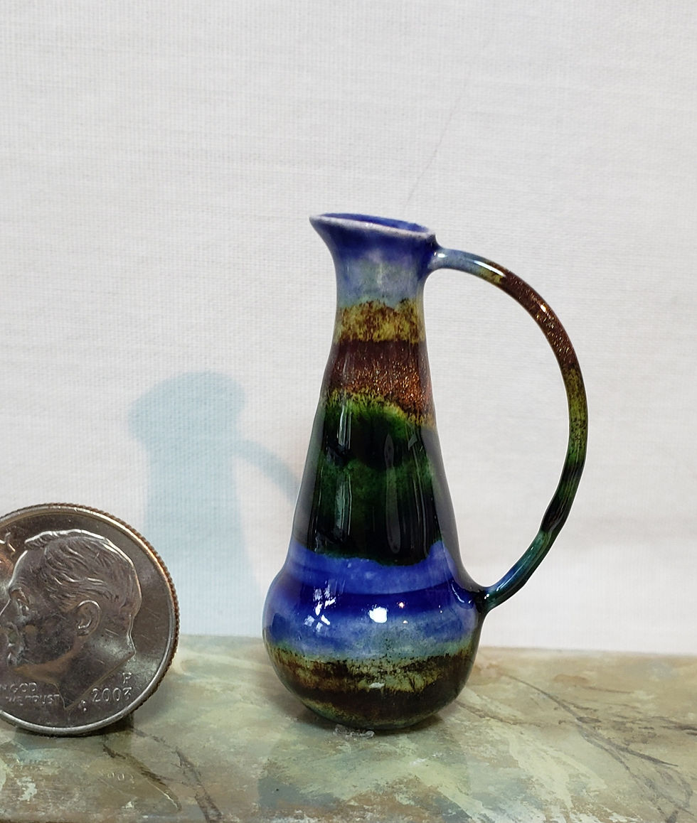 Unique Multicolor Pitcher