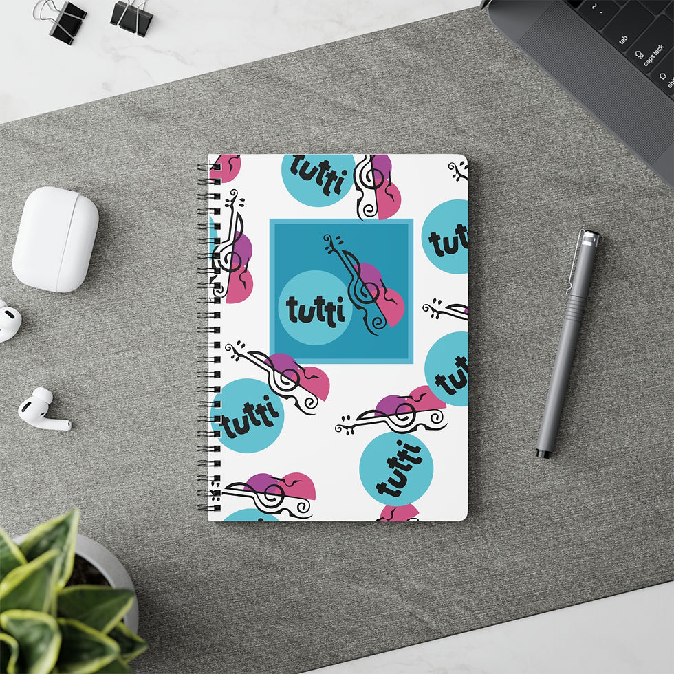 Thumbnail: Tutti A5 Notebook - 'Crazy'