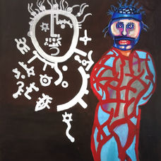 Integration, 2022. Acryl auf Leinwand. 100 x 90 cm, Könl - Caracas.jpg