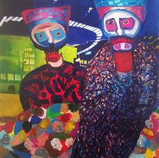 Flores para caballeros 2022, Acryl auf Leiwand, 100 x 60 cm, Köln, caracas.jpg