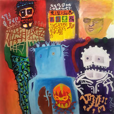 wir sind unterschiedlich, 2021 Acryl auf Leinwand, 120 x 120 cm .jpg