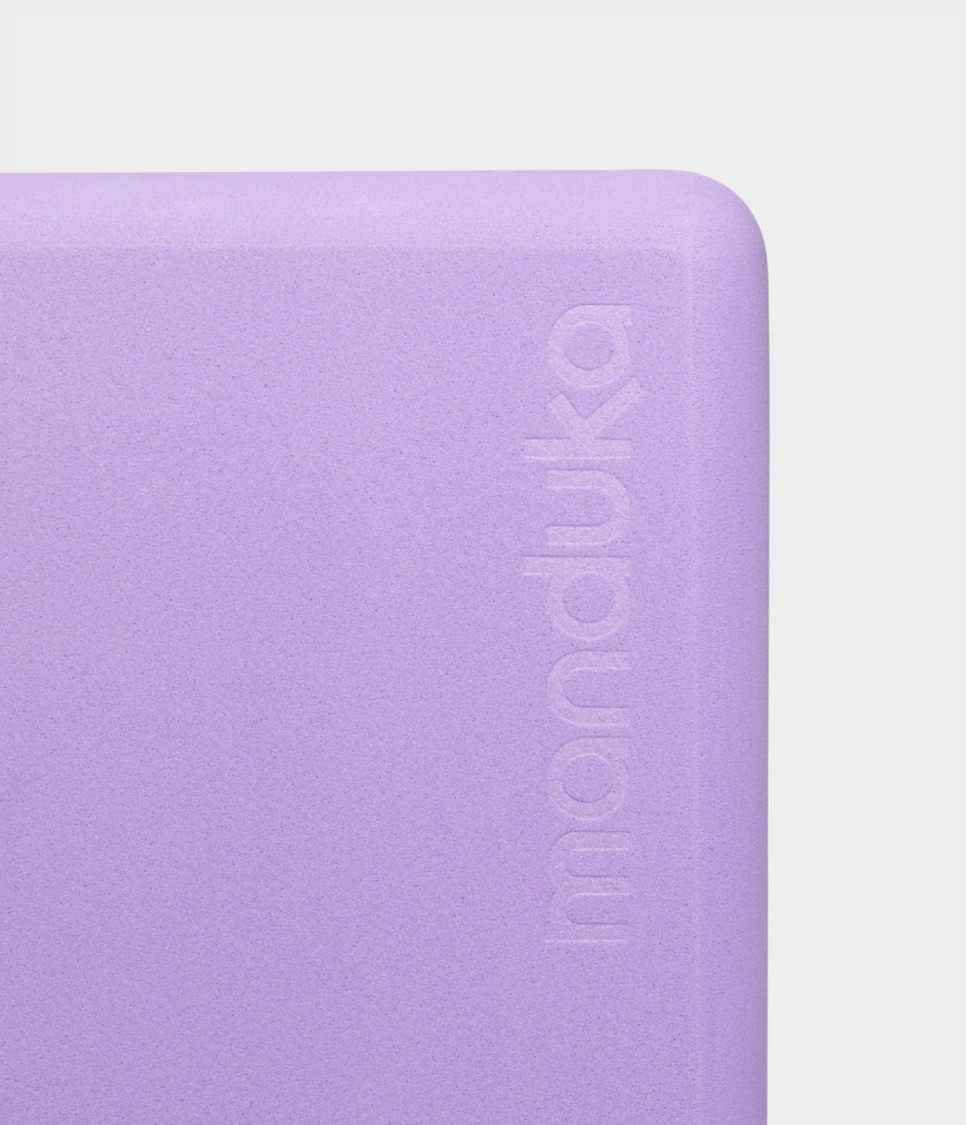Thumbnail: recycled foam yoga mini block - lavender