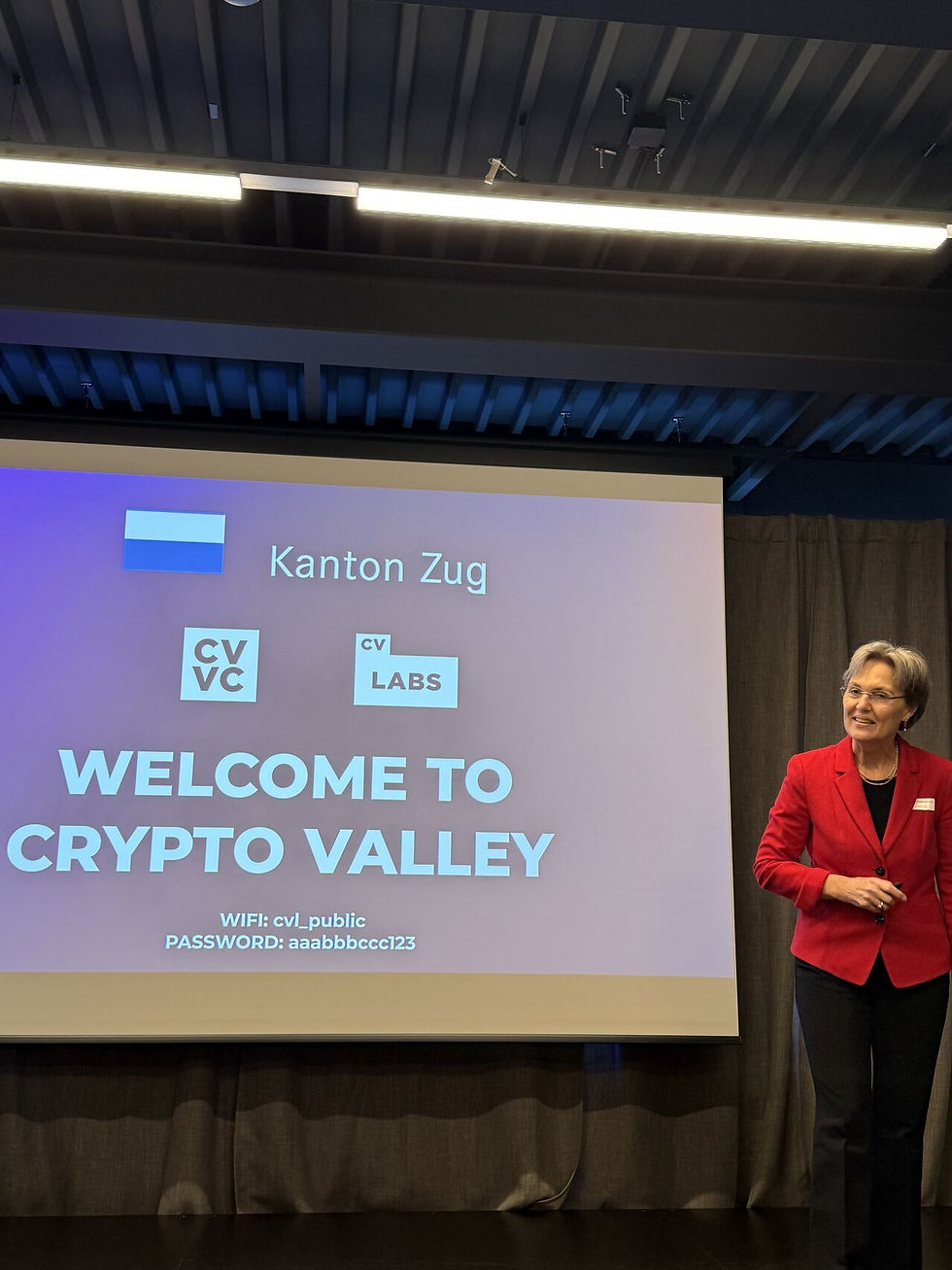 The Canton Zug governance Team welcoming all participants
