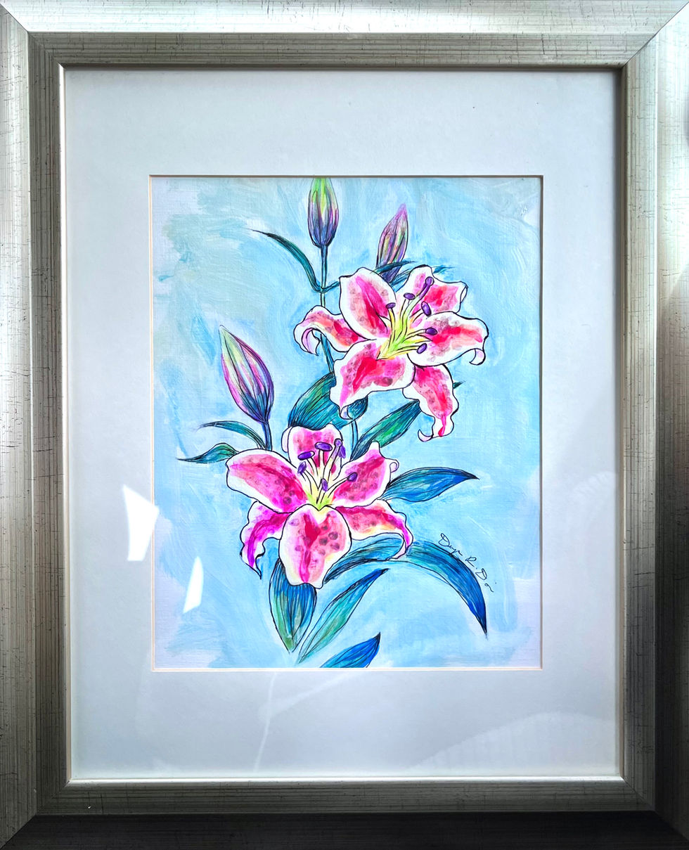 Pink Lillies