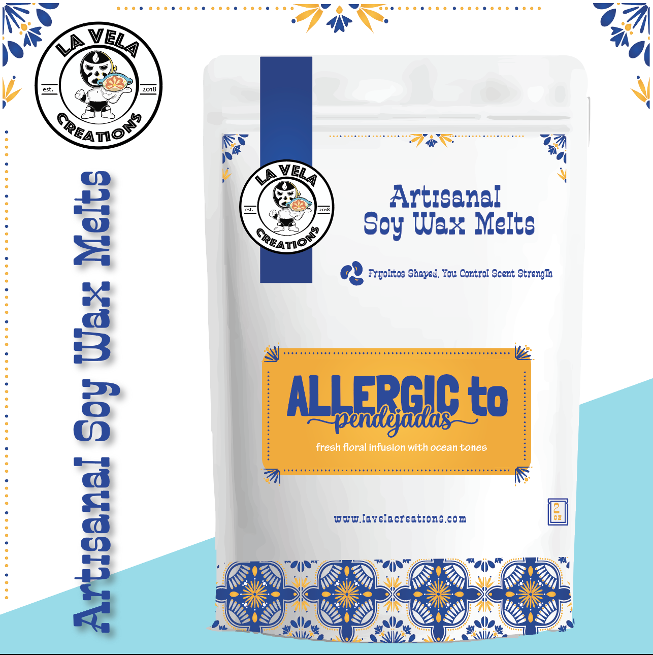 Allergic To Pendejadas ~ Fresh Floral Infusion ~ Artisanal Soy Wax Melts