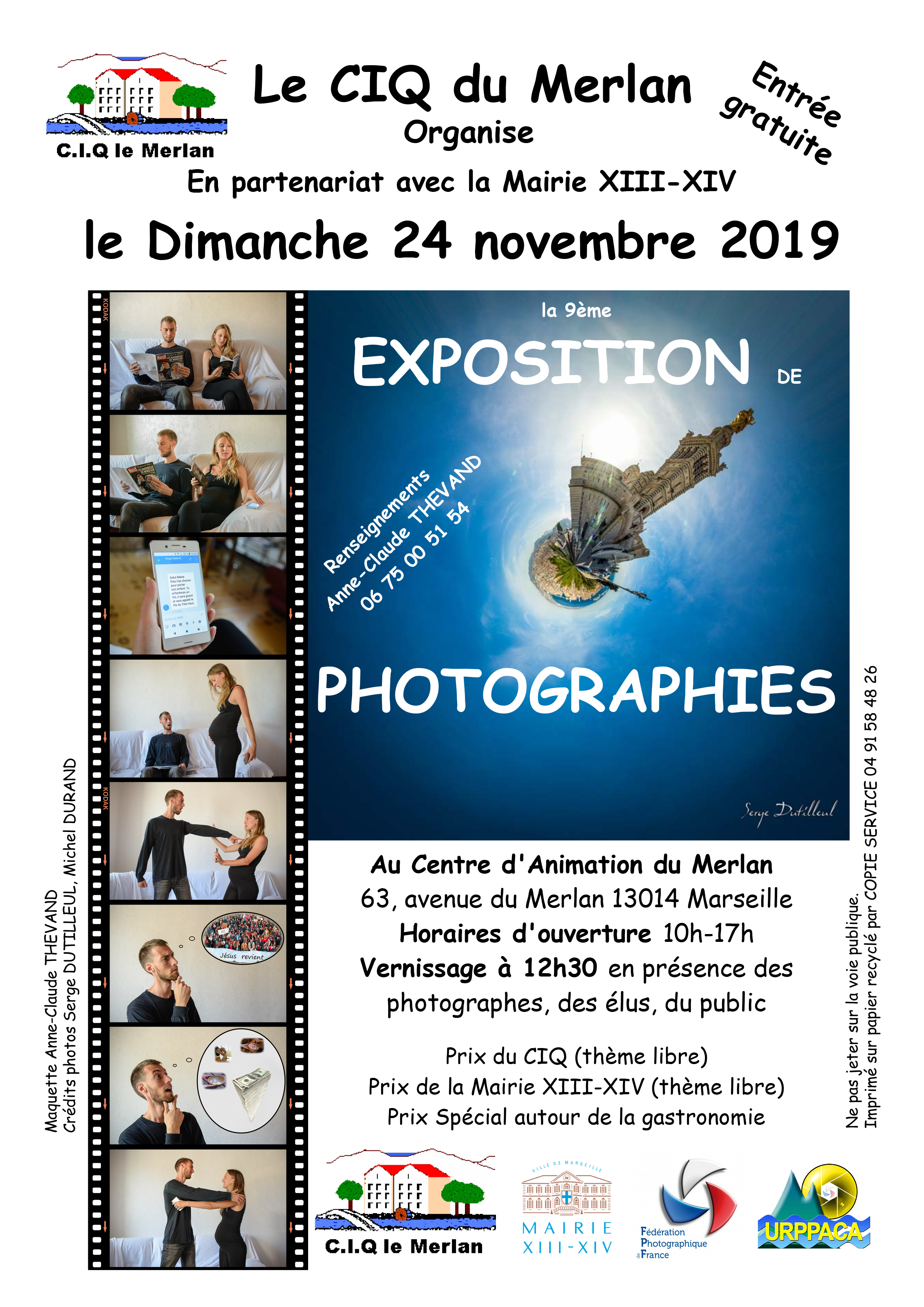 Affiche exposition photo 24 novembre 2019