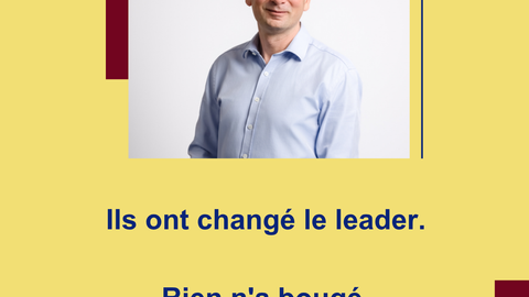 Ils ont changé le leader. Rien n'a bougé.