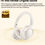 Miniatura: QCY H3 ANC Wireless Headphones Bluetooth 5.4 Hi-Res Audio Over Ear Headset 43dB 