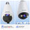 Miniatura: Lenovo 3MP WIFI E27 Bulb Security Camera Full Color Night Vision Two-Way Voice I